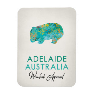 Adelaide Australien Wombat Magnet