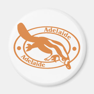 Adelaide-Briefmarke Magnet