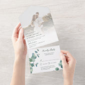 Adelaide Einladung zur Hochzeit mit Postkarte-UAWG (Abreißen)
