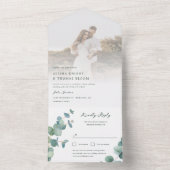 Adelaide Einladung zur Hochzeit mit Postkarte-UAWG (Innen Boden)