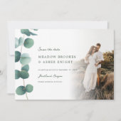 Adelaide Eukalyptus Wedding Save the Date (Vorderseite)