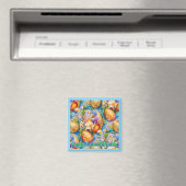 ADELAIDE ~ Frohe Ostern ~ Goldene Eier ~  Magnet (In Situ (Geschirrspüler))