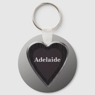 Adelaide Heart Keychain von 369MyName Schlüsselanhänger