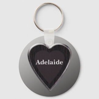 Adelaide Heart Keychain von 369MyName Schlüsselanhänger