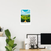 Adelaide Hills Australia Travel Print Poster (Heimbüro)
