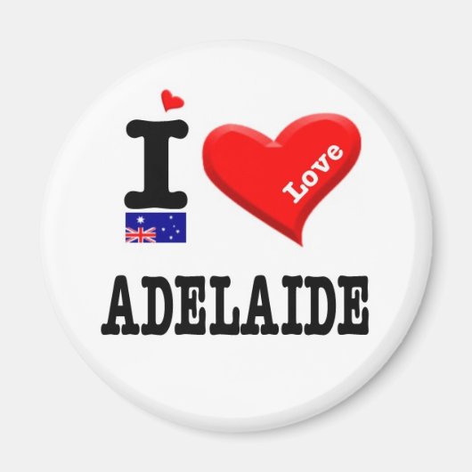 ADELAIDE - I Liebe Magnet (Vorne)