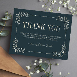 Adelaide | Kurierte Farben | Hochzeitskarte Dankeskarte