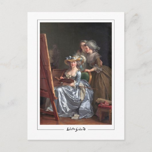 Adélaïde Labille-Guiard #2 - Kunsthistorkarte Postkarte (Vorderseite)