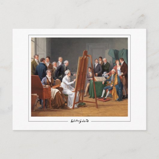 Adélaïde Labille-Guiard #4 - Kunsthistorkarte Postkarte (Vorderseite)