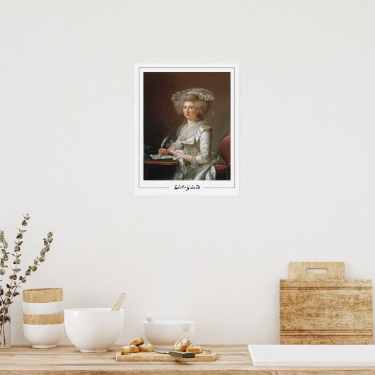 Adélaïde Labille-Guiard Zedign Art Poster #8 (Küche)