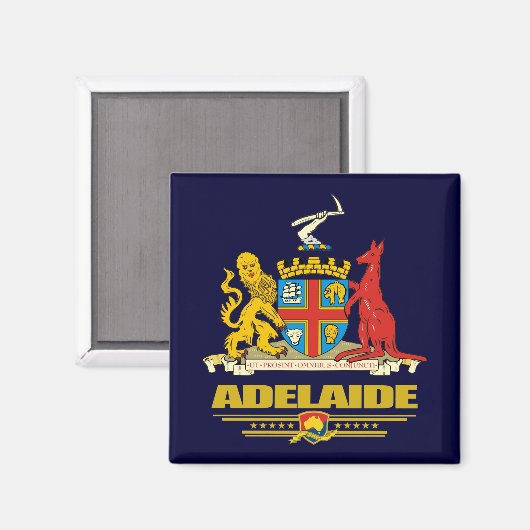 Adelaide Magnet (Vorderseite/Rückseite)
