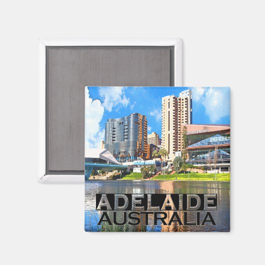 Adelaide Magnet (Vorderseite/Rückseite)