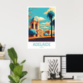 Adelaide Park National Vintage Reiseposter Ski Poster (Heimbüro)