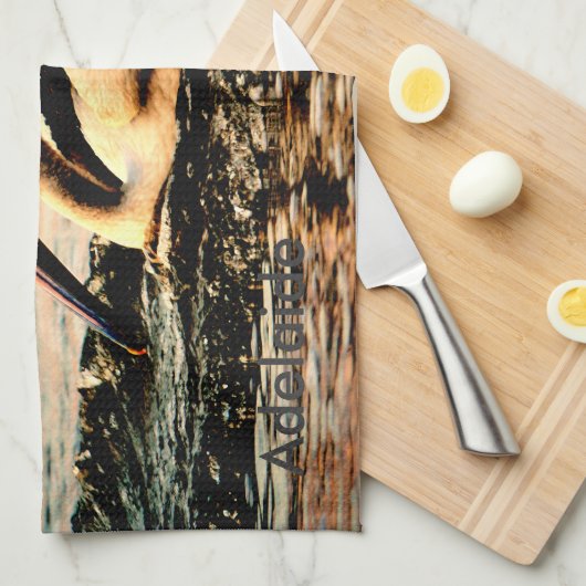 Adelaide-Pelikan Geschirrtuch (Viertel Falte)