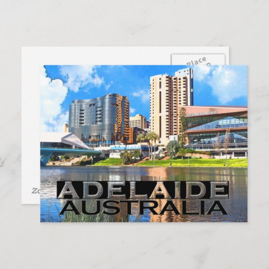 Adelaide Postkarte (Vorne/Hinten)
