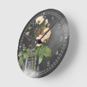 Adelaide-Rose Runde Wanduhr (Winkel)