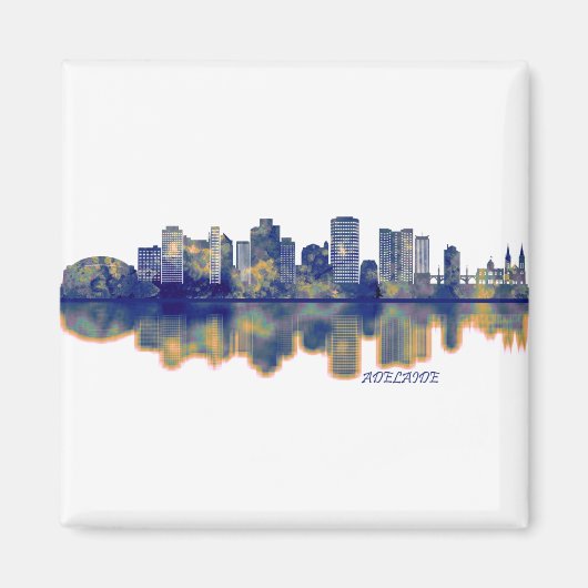 Adelaide Skyline Magnet (Vorne)