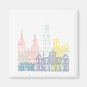 ADELAIDE SKYLINE POSTER PASTEL MAGNET (Vorne)