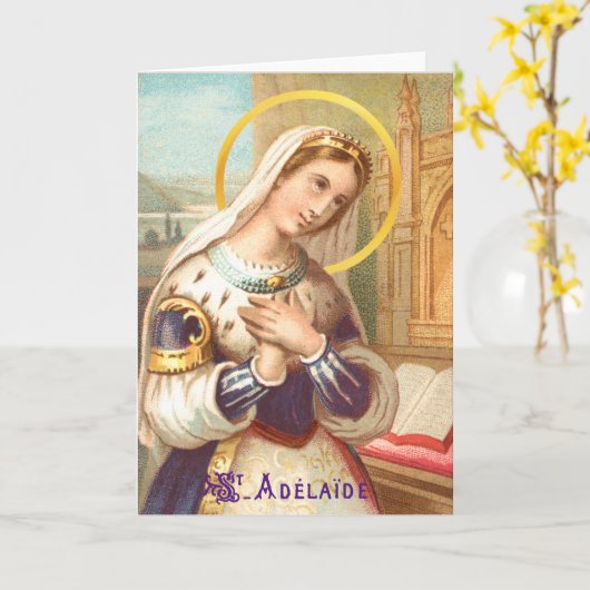 Adelaide Style 1St. Adelaide, Heilige Römische Kai Karte (Gelbe Blume)