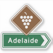 Adelaide, Südaustralischer Aufkleber (Vorderseite)
