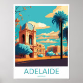 Adelaide Travel Print Wall Art Adelaide Wall Hangi Poster (Vorne)