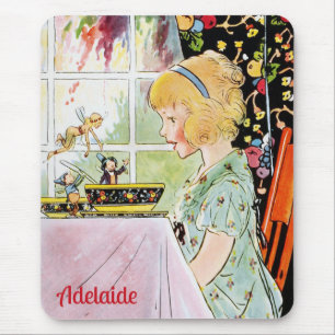 ADELAIDE ~ Vintag art ~ Johnny Gruelle ~ Fairies Mousepad