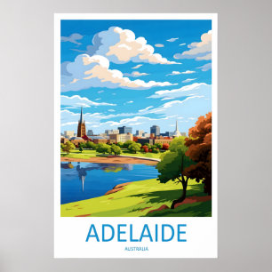 Adelaide Vintage-Ski-Poster Reise Nationalpark Poster