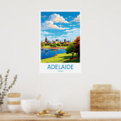 Adelaide Vintage Ski Poster Travel National Park (Küche)