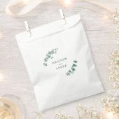 Adelaide Watercolor Eucalyptus Wedding Geschenktütchen (Ausgeschnitten)