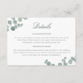 Adelaide Wedding Enclosure Card Begleitkarte (Vorderseite)