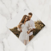 Adelaide Wedding Monogram Geschenkanhänger (Rückseite)