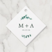 Adelaide Wedding Monogram Geschenkanhänger (Vorderseite)