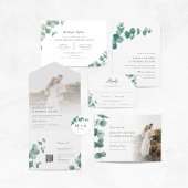 Adelaide Wedding Probe Watercolor Eucalyptus Einladung