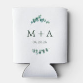 Adelaide Wedding Watercolor Eucalyptus Dosenkühler (Rückseite)