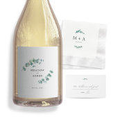 Adelaide Wedding Watercolor Eucalyptus Platzkarte