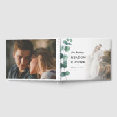 Adelaide Wedding Watercolor Eukalyptus und Foto Gästebuch (Voll)