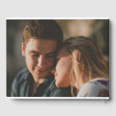 Adelaide Wedding Watercolor Eukalyptus und Foto Gästebuch (Rückseite)