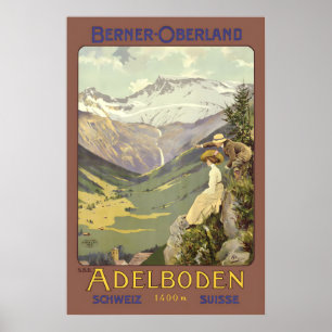 Adelboden Berner Oberland Schweiz Swiss Suisse Poster