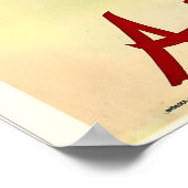 Adelboden Schweizer Schweiz Berner Skigebiet Winte Poster (Ecke)