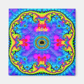ADELE ~ 3D-Fraktal Design Fluor Shades Magnet (Vorne)