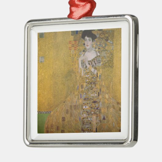 Adele Bloch Bauer durch Gustav Klimt Silbernes Ornament (Links)