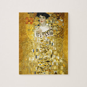 Adele Bloch-Bauer I by Gustav Klimt Art Nouveau Puzzle