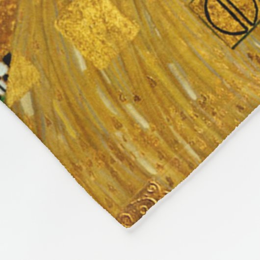 Adele Bloch-Bauer I durch Gustav Klimt Fleecedecke (Ecke)