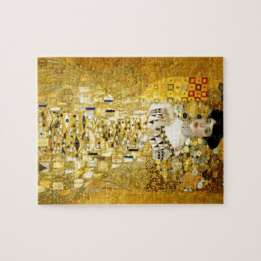 Adele Bloch-Bauer I von Gustav Klimt Art Nouveau Puzzle (Horizontal)