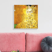 Adele Bloch-Bauer I von Gustav Klimt Canvas Print Leinwanddruck (Insitu (Wohnzimmer))