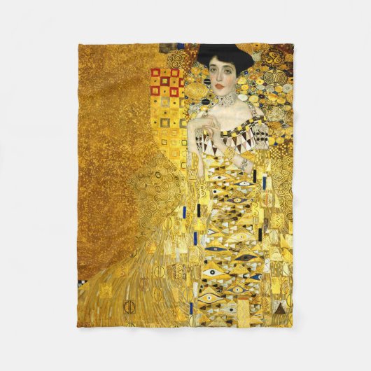 Adele Bloch-Bauer I von Gustav Klimt Fleecedecke (Vorderseite)