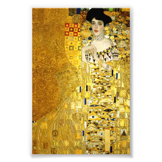 Adele Bloch-Bauer I von Gustav Klimt Foto Prints (Vorne)