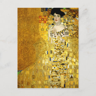 Adele Bloch-Bauer I von Gustav Klimt Postcard Postkarte