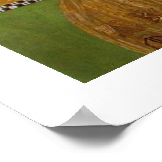 Adele Bloch Bauer von Gustav Klimt Poster (Ecke)