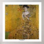 Adele Bloch Bauer von Gustav Klimt Poster (Vorne)